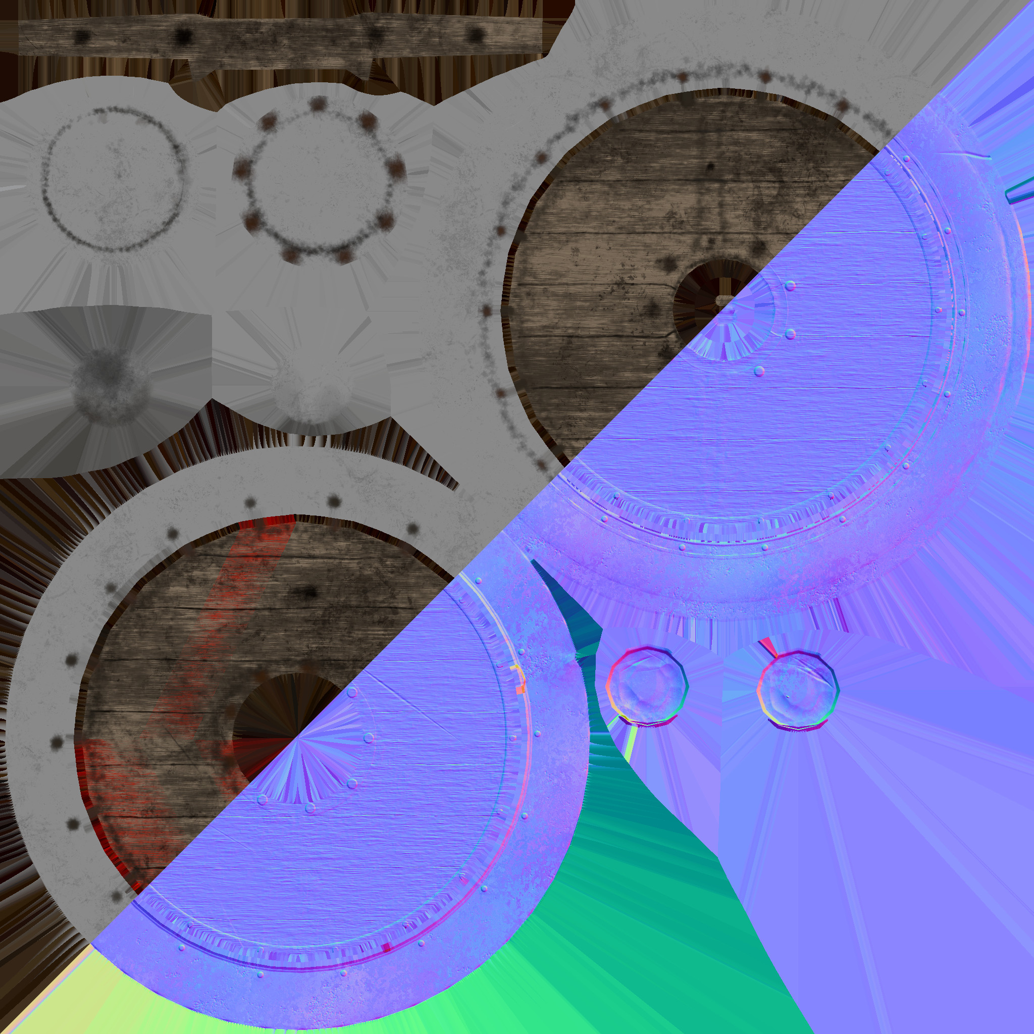 Viking inspired shield texture
