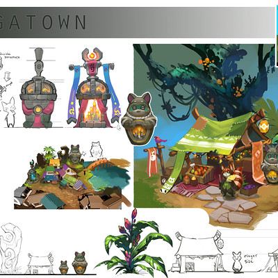 Fino feng racoon village 03