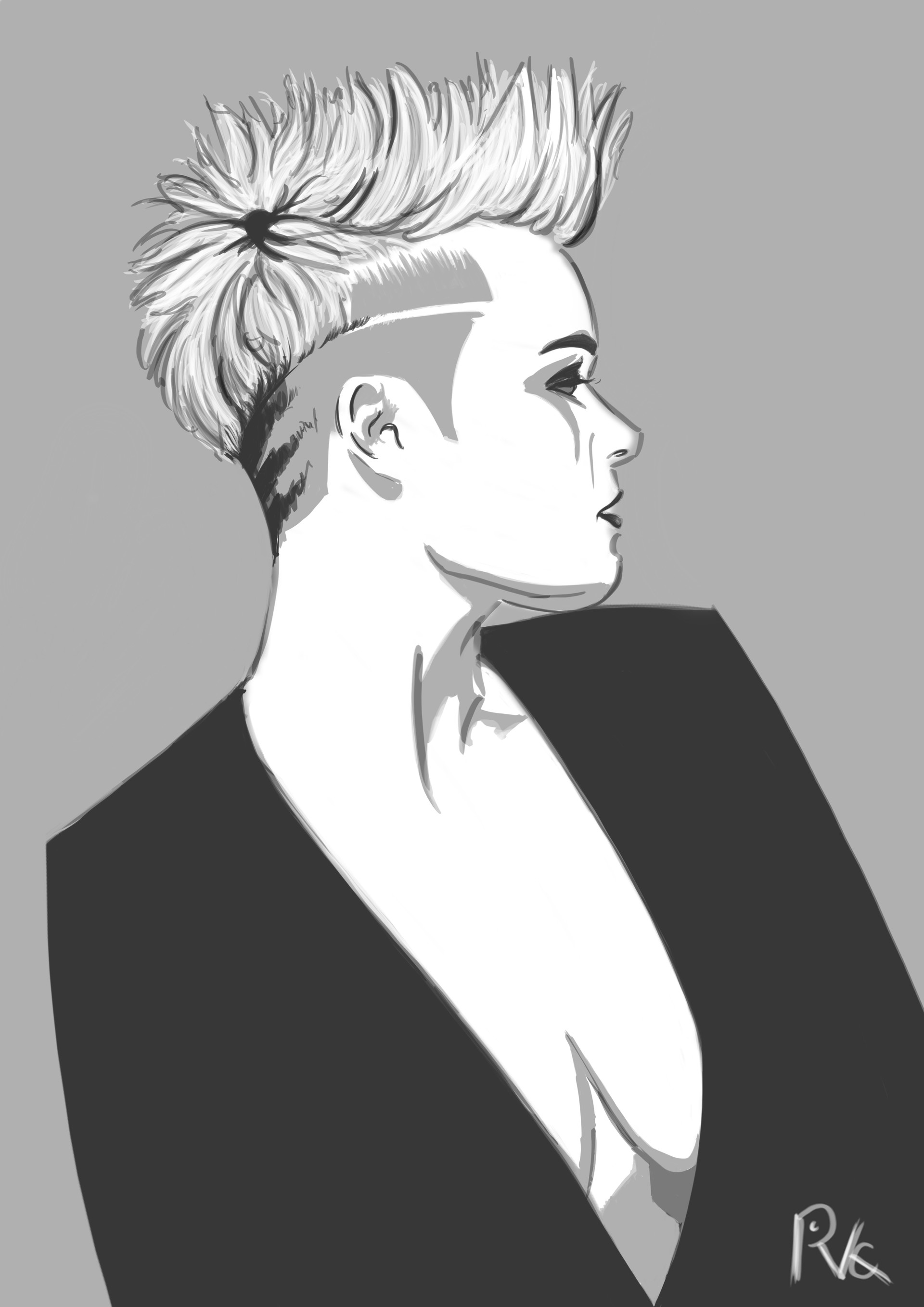 Artstation Short Hair Girl Arthur Pivot