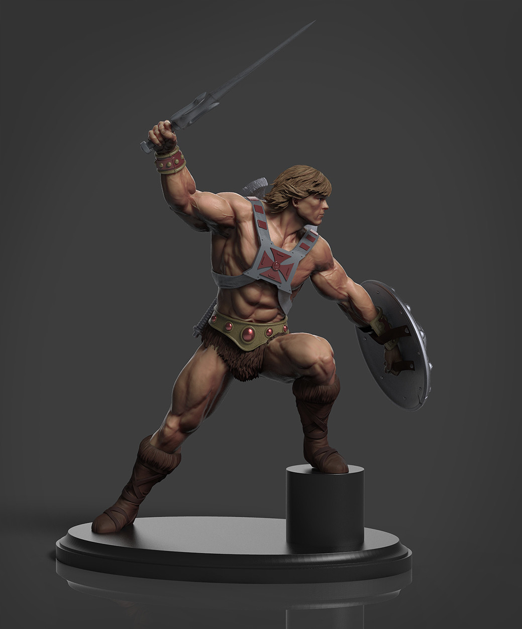 He-Man 1/4 Statue Sculpt Shots