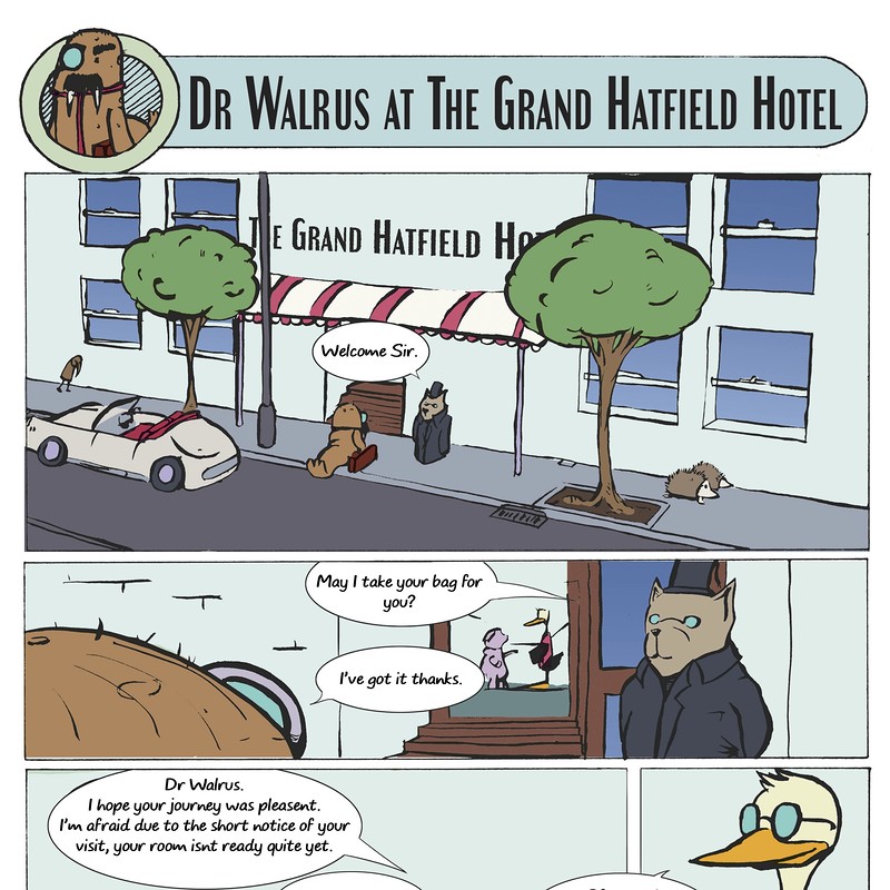 Dr.Walrus at the Grand Hatfield Hotel