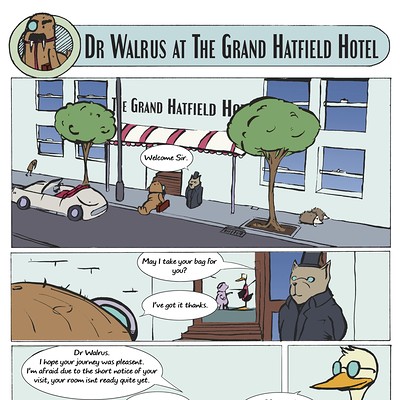 Dr.Walrus at the Grand Hatfield Hotel