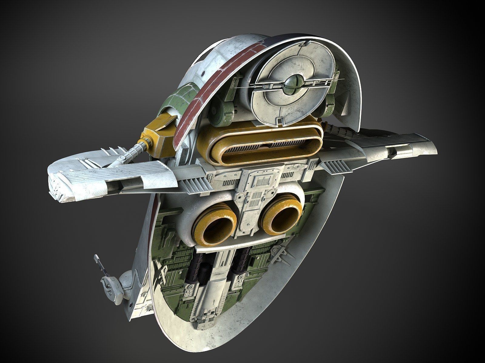Artstation Star Wars Slave 1 Vladimir Timoshenko