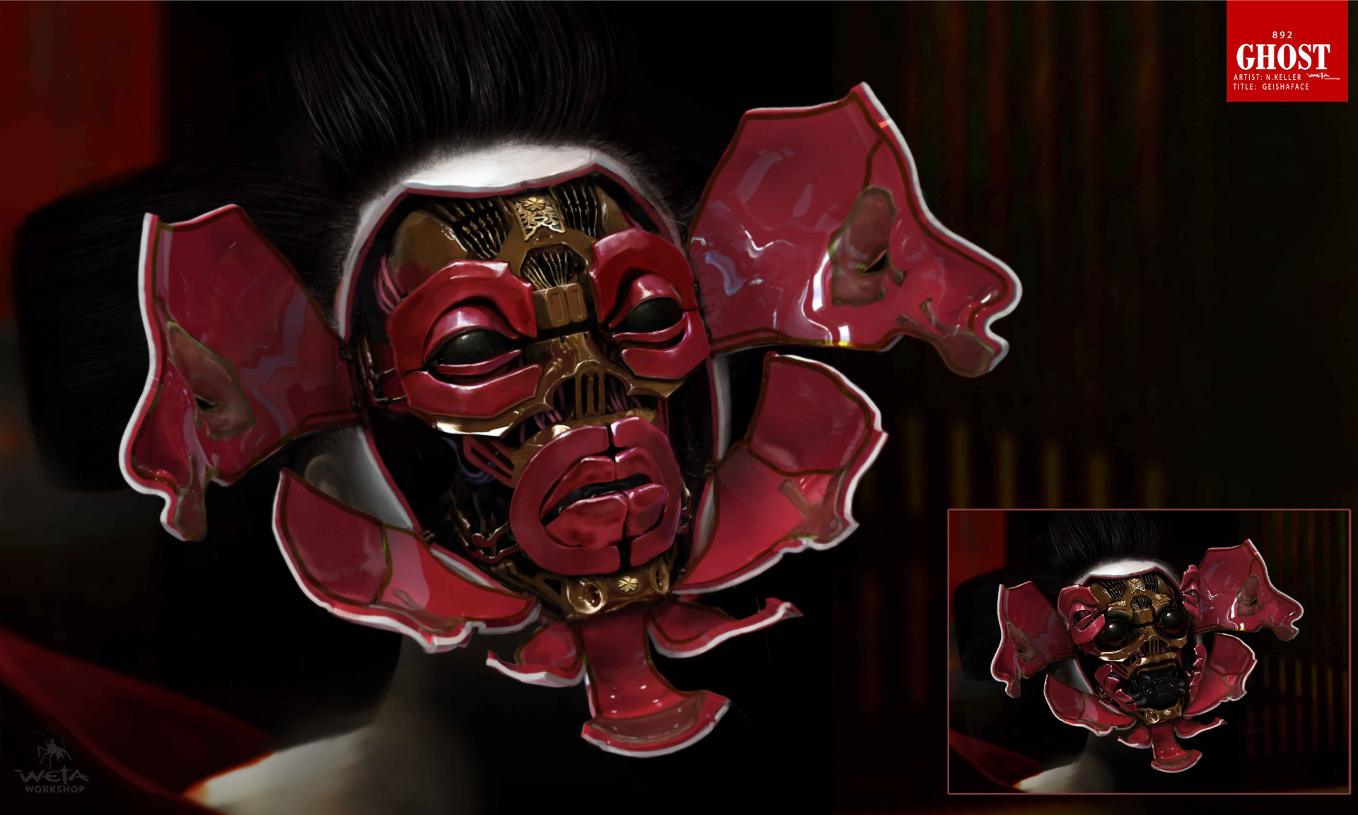 Open Geisha Design - Artist: Nick Keller
