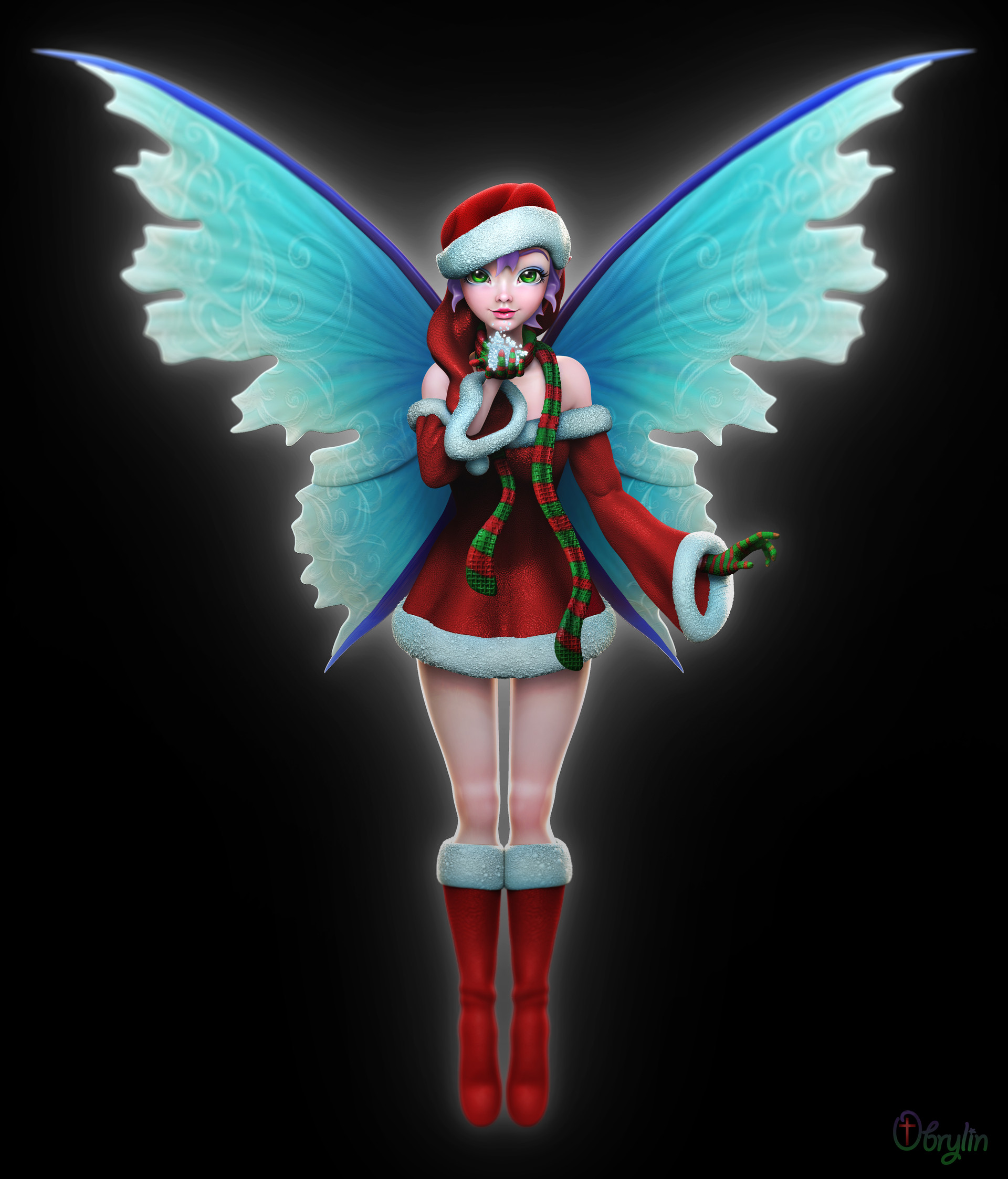 ArtStation Christmas Fairy