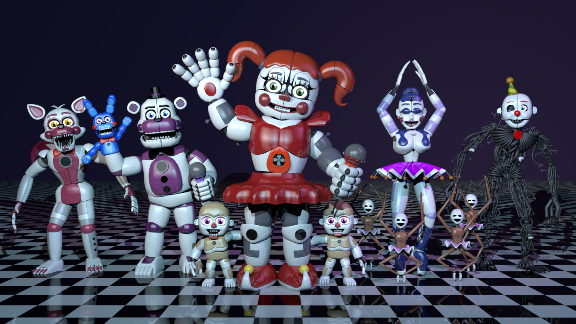ArtStation - Lolbit FNaF SL fanart