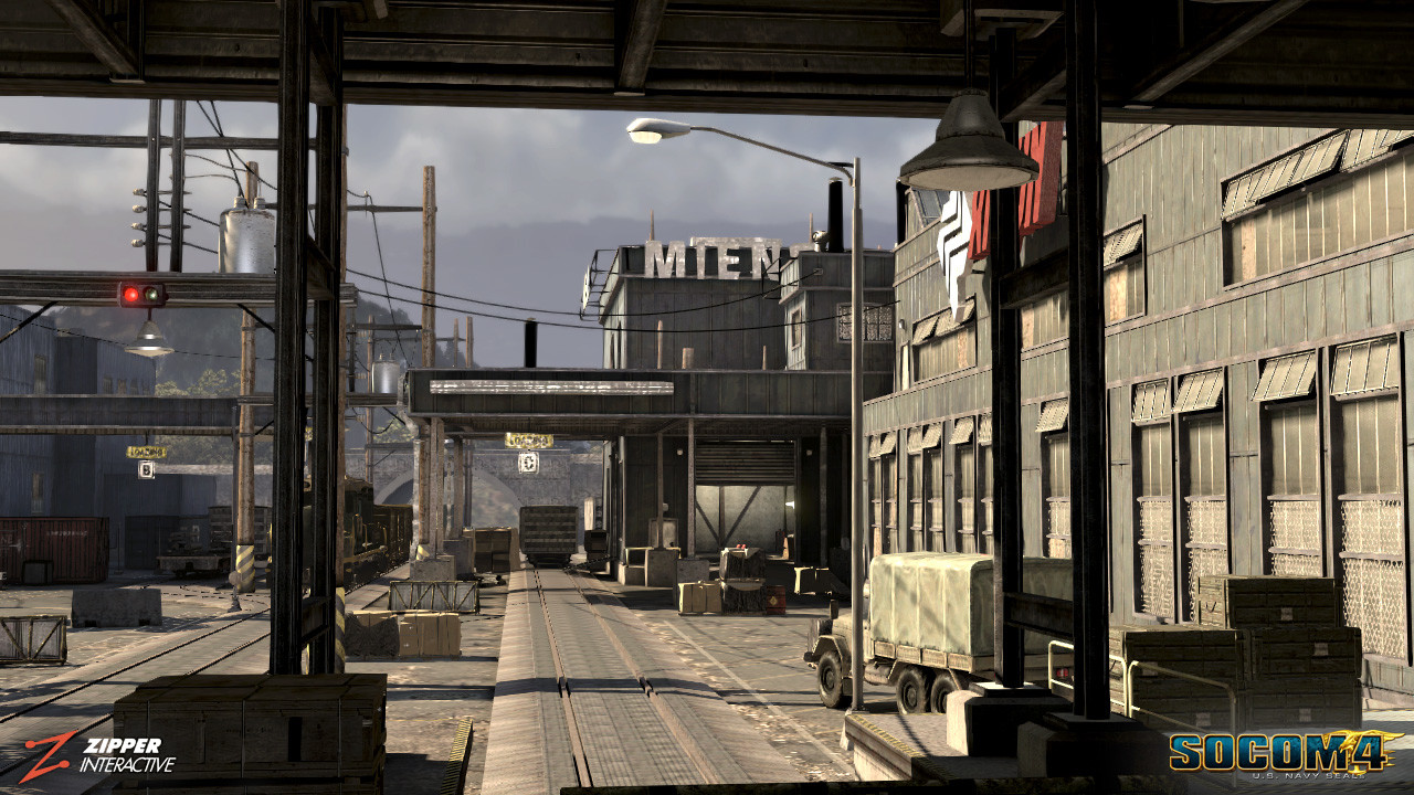 Responsible for architecture, world building, and the modeling/ texturing of multiple warehouses featured in this level.