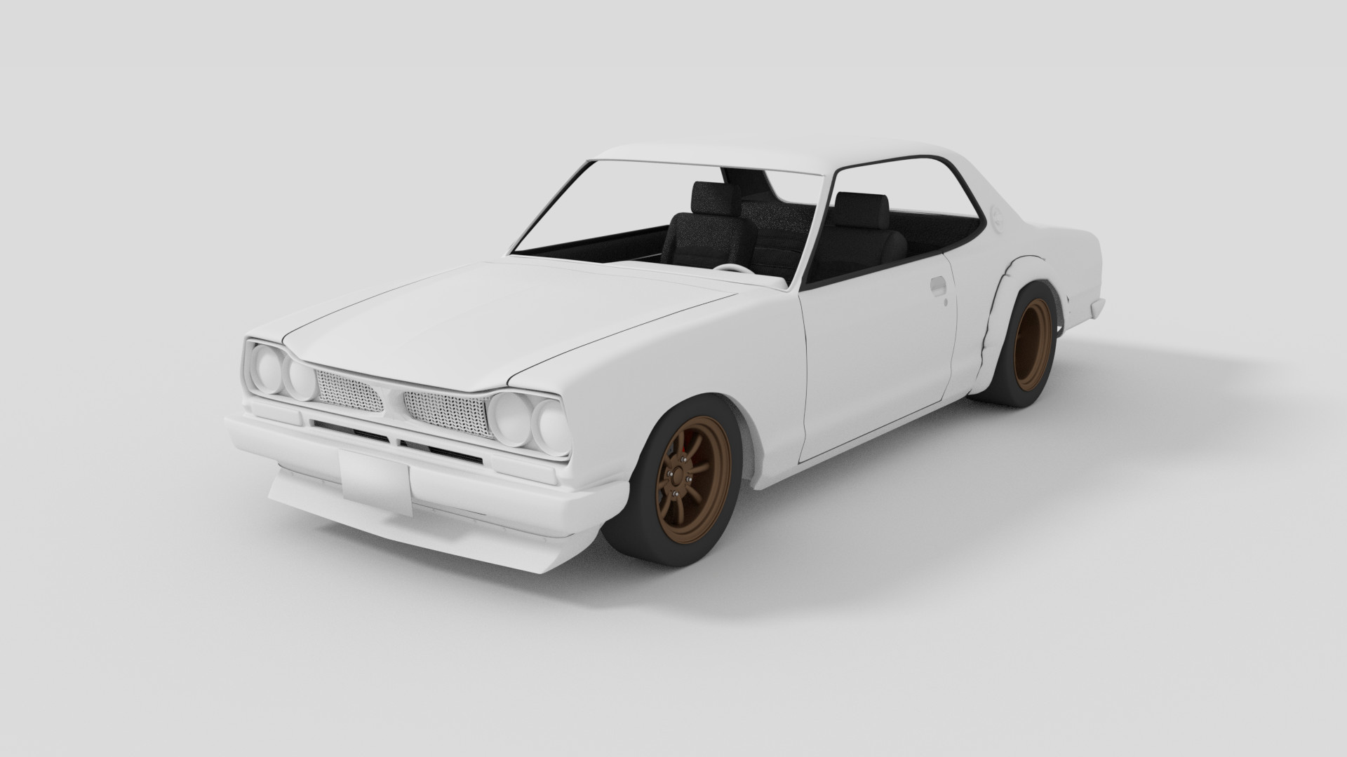 ArtStation - 1971 Nissan Skyline 2000-GTR