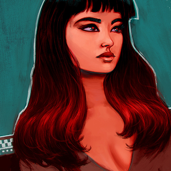 Victoria Yun portrait sketch