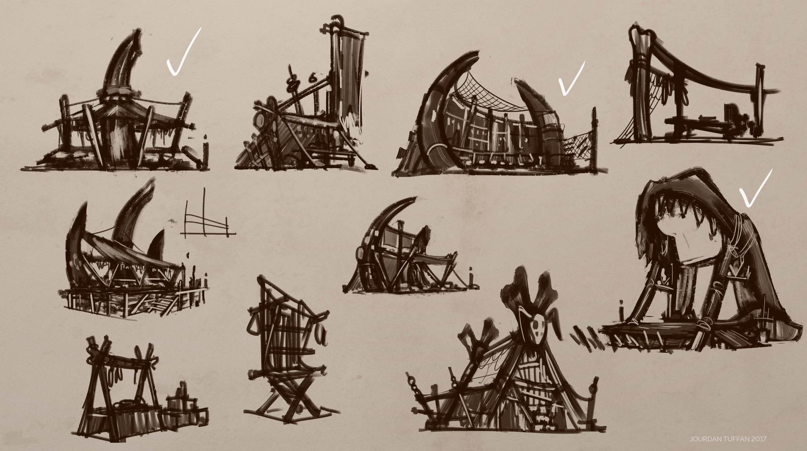 Thumbnail explorations of architecture