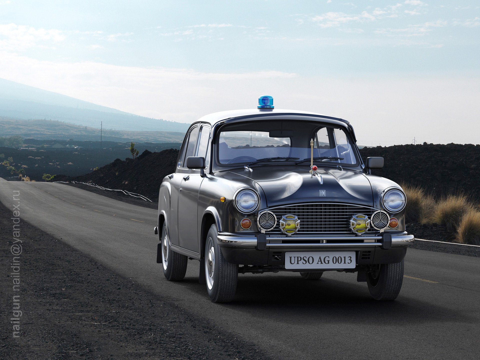 Полицейские машины мира Hindustan Ambassador