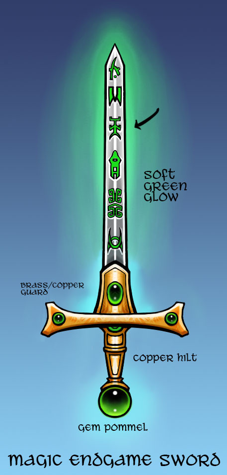 Endgame sword design. 
