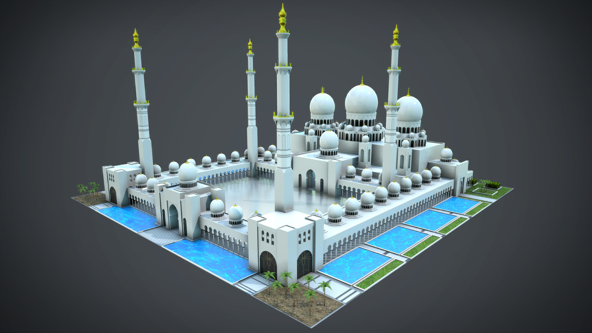 Artstation Grand Mosque Sheikh Zayed Fidel Hau