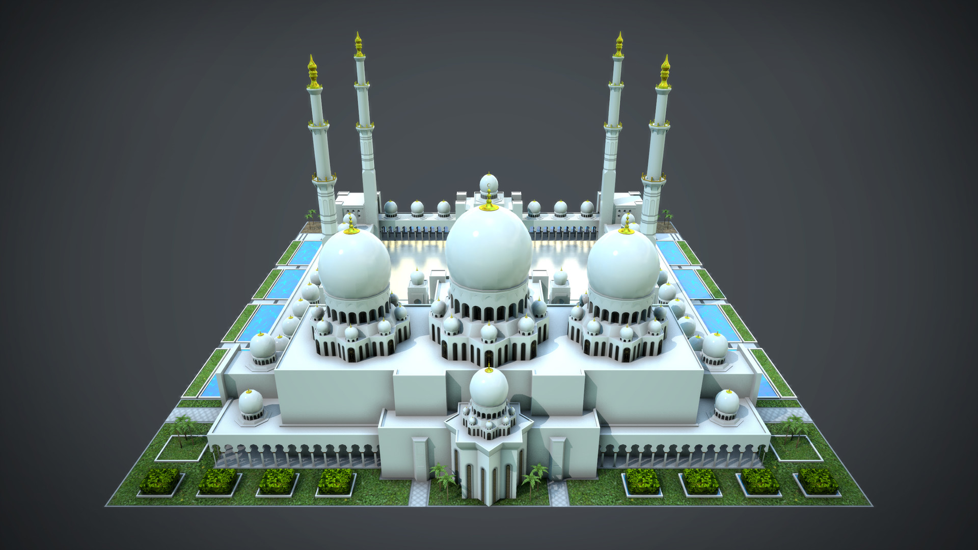 Artstation Grand Mosque Sheikh Zayed Fidel Hau