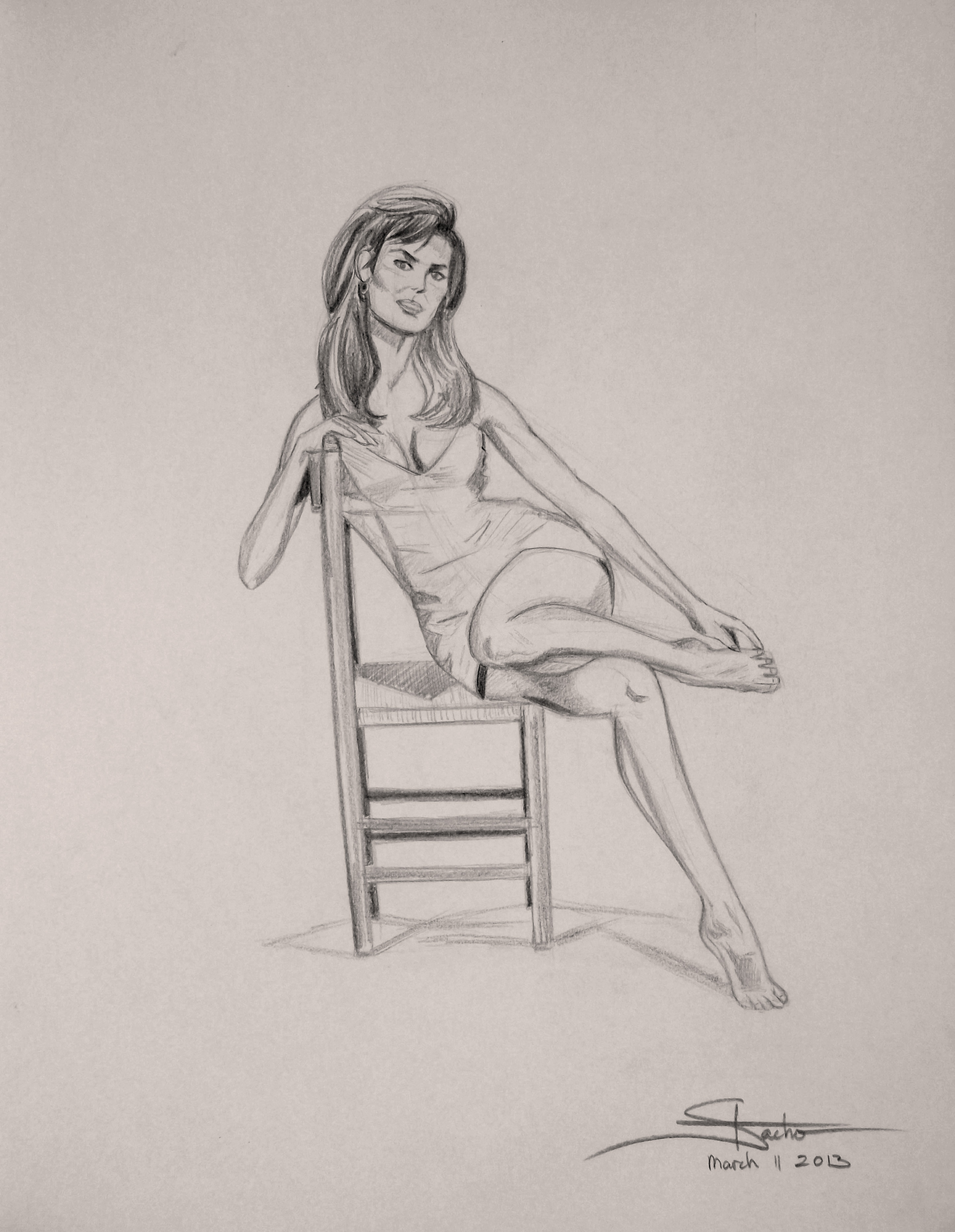 Rocket Illustrations Female Anatomy Study
