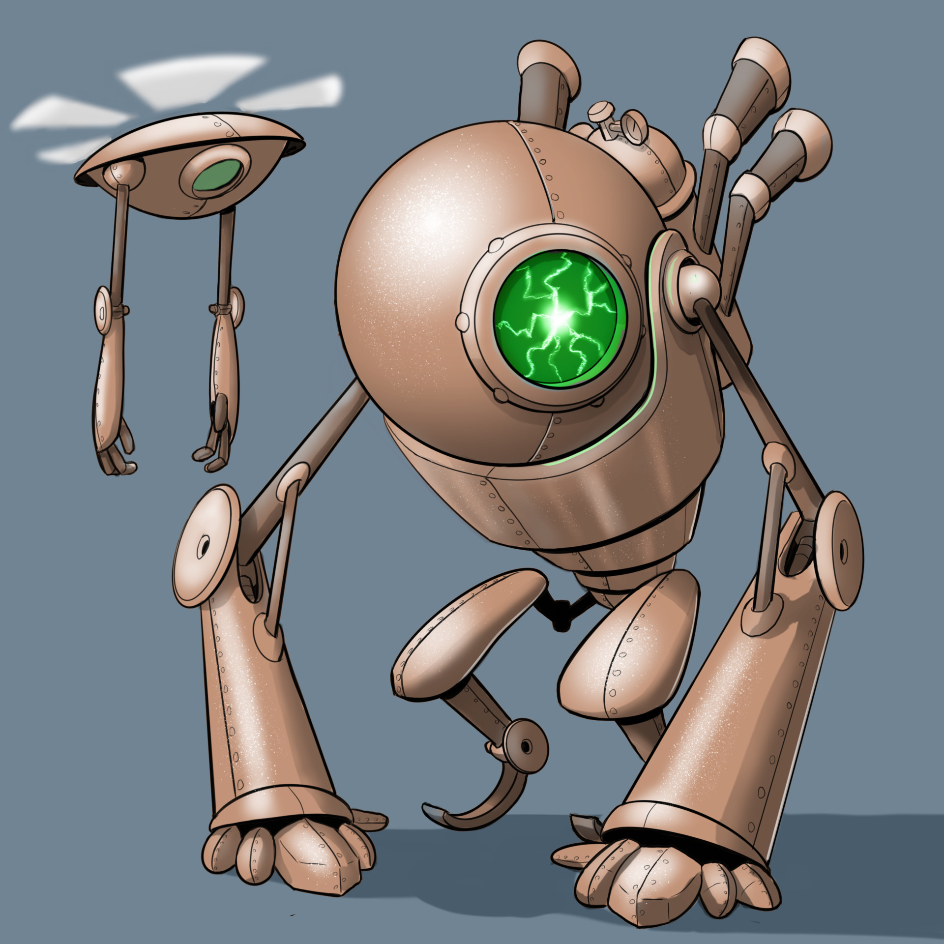 Artstation March Of Robots Summary Tony Helms