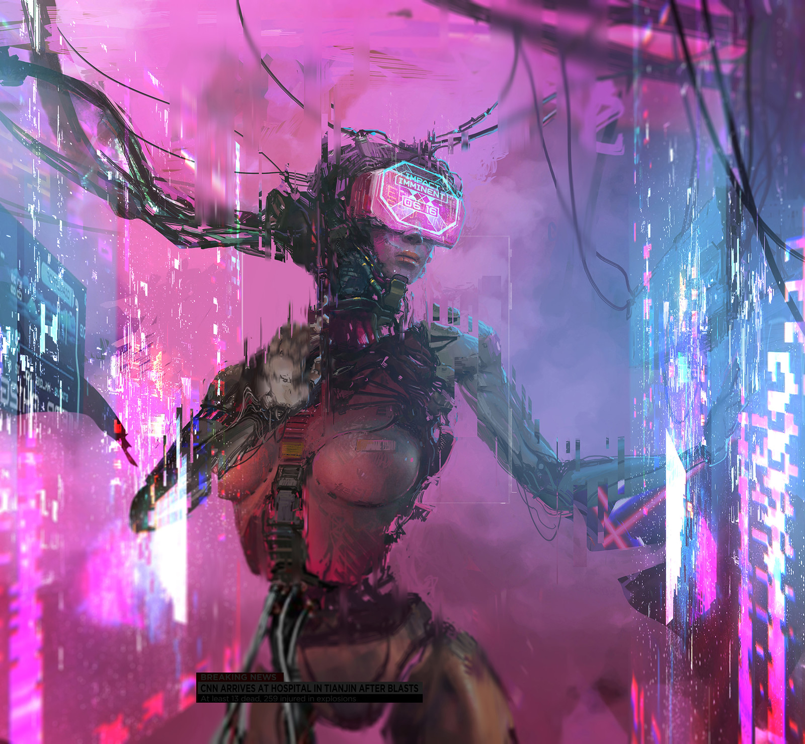 Cyberpunk cyborg art фото 114