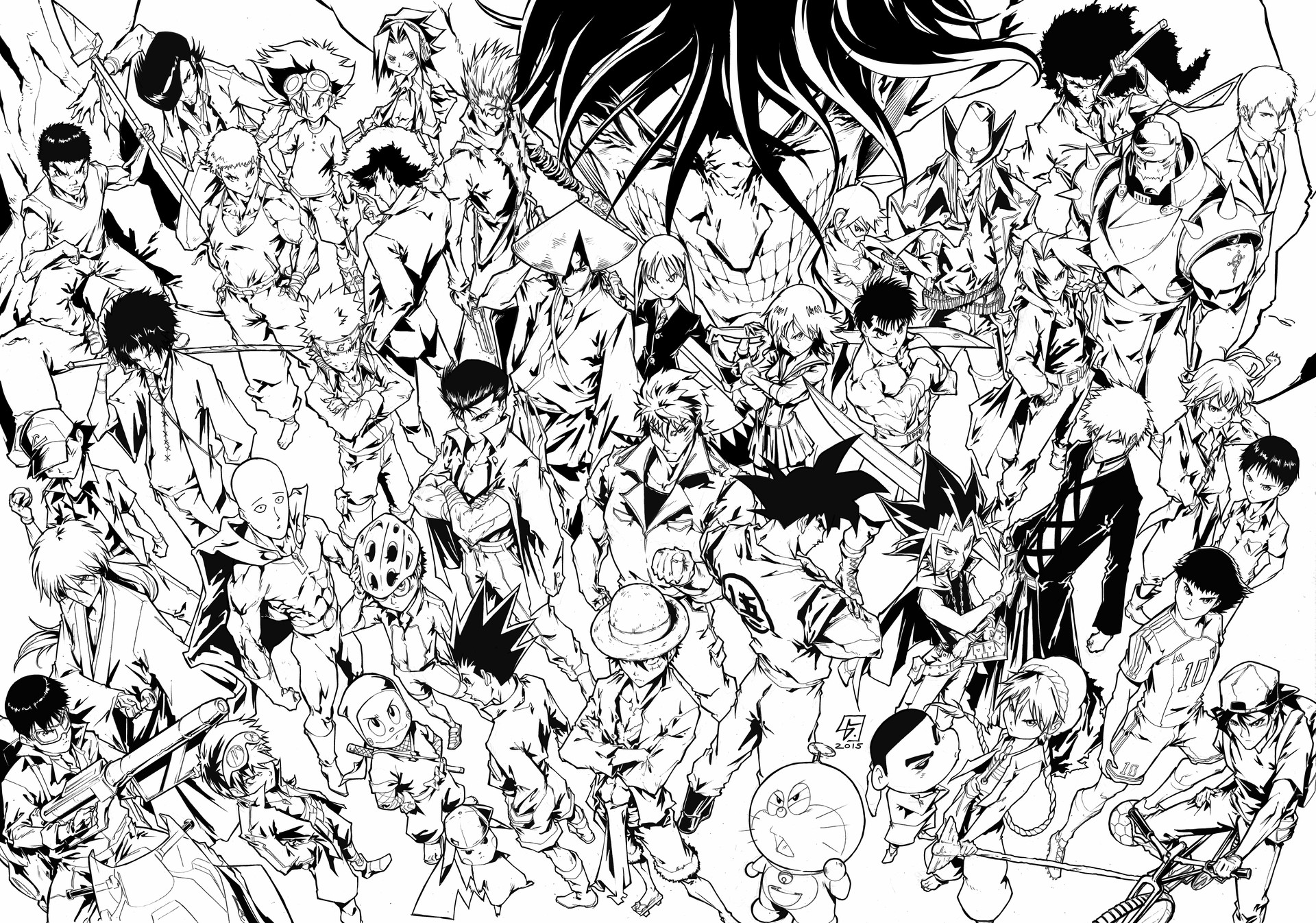 DRAGON BALL ALL CHARACTERS! WHO IS - Luis Figueiredo Art