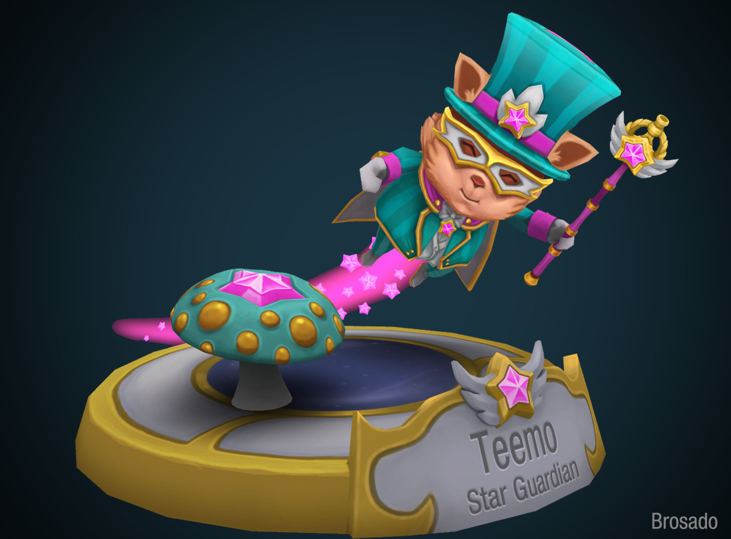 Artstation Star Guardian Teemo League Of Legends Fanart