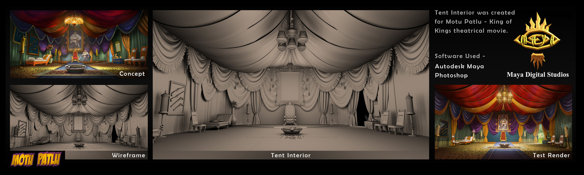 Artstation Tent Interior Nilesh Yeole