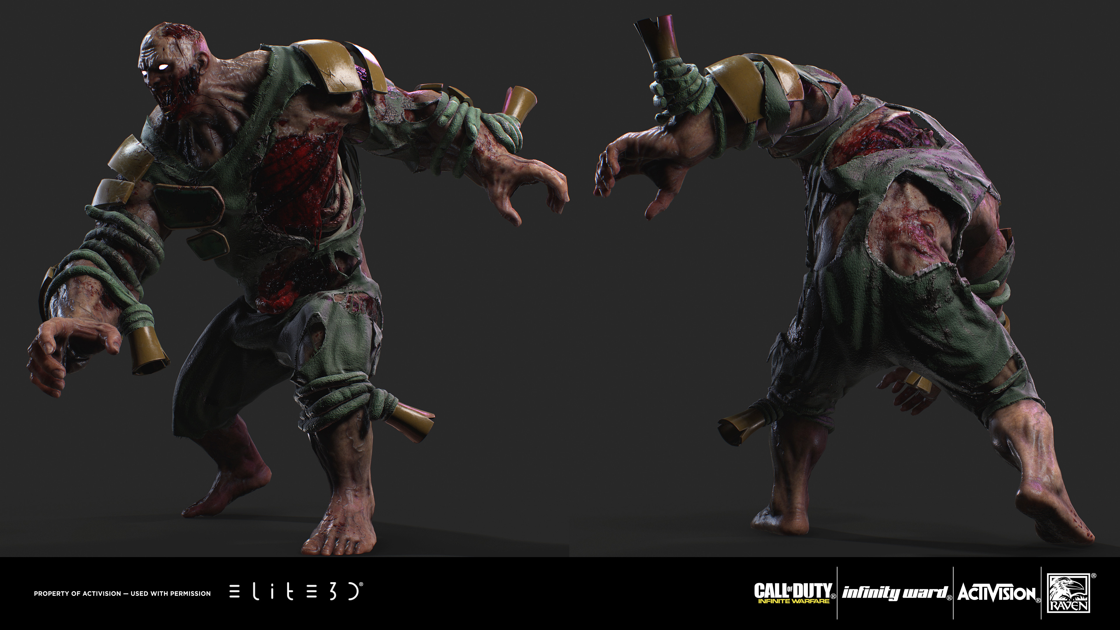 Elite3d Call Of Duty Infinite Warfare Zombie Mode Characters