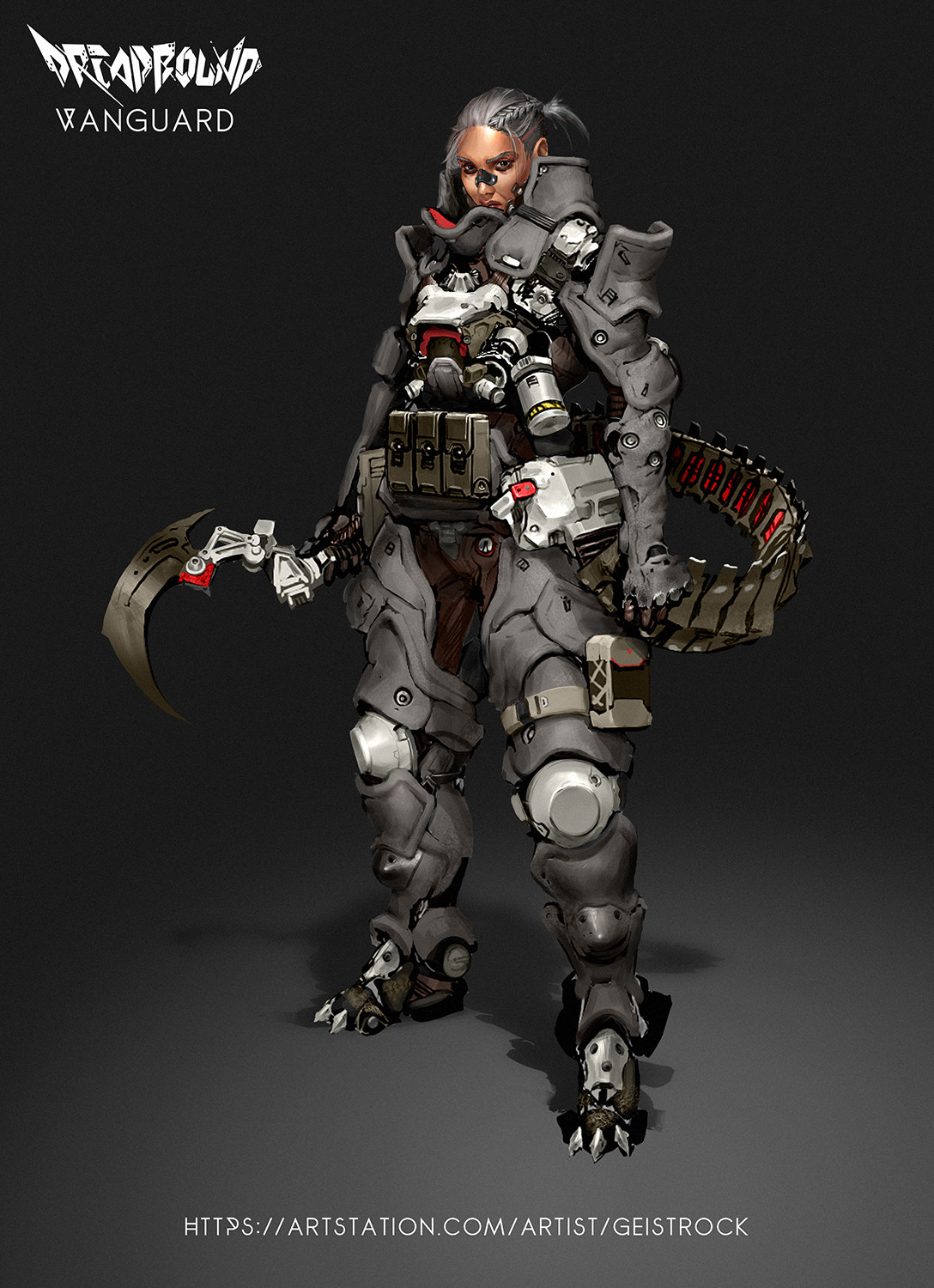 Conceptual render for Vanguard character