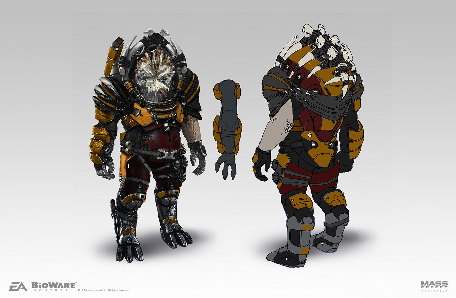 Artstation Mass Effect Andromeda Nakmor Drack Ben Lo