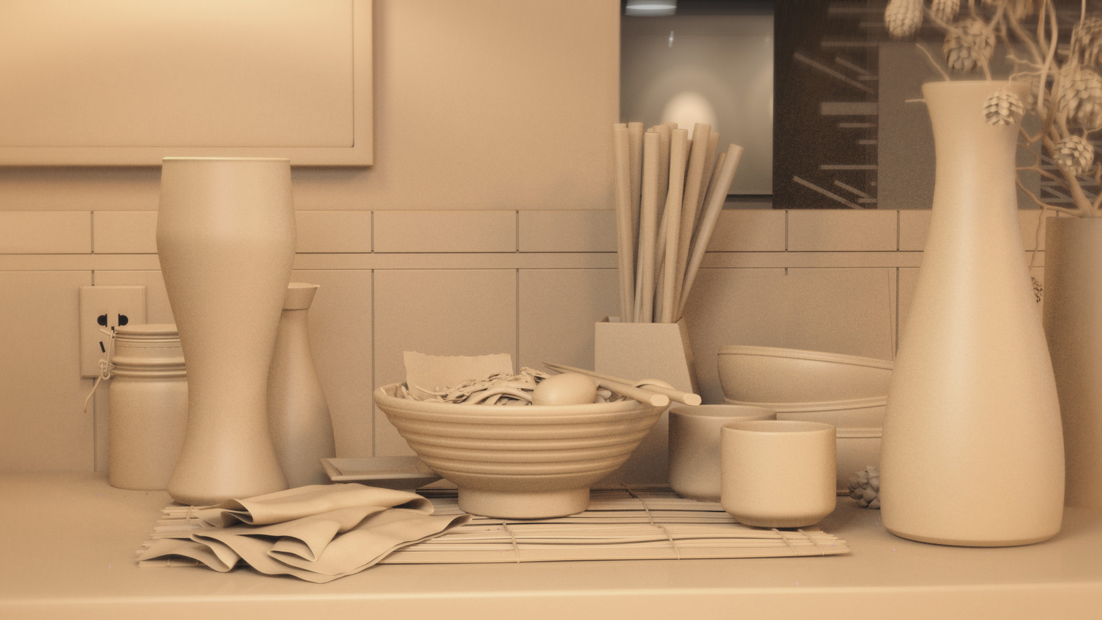 Clay Render