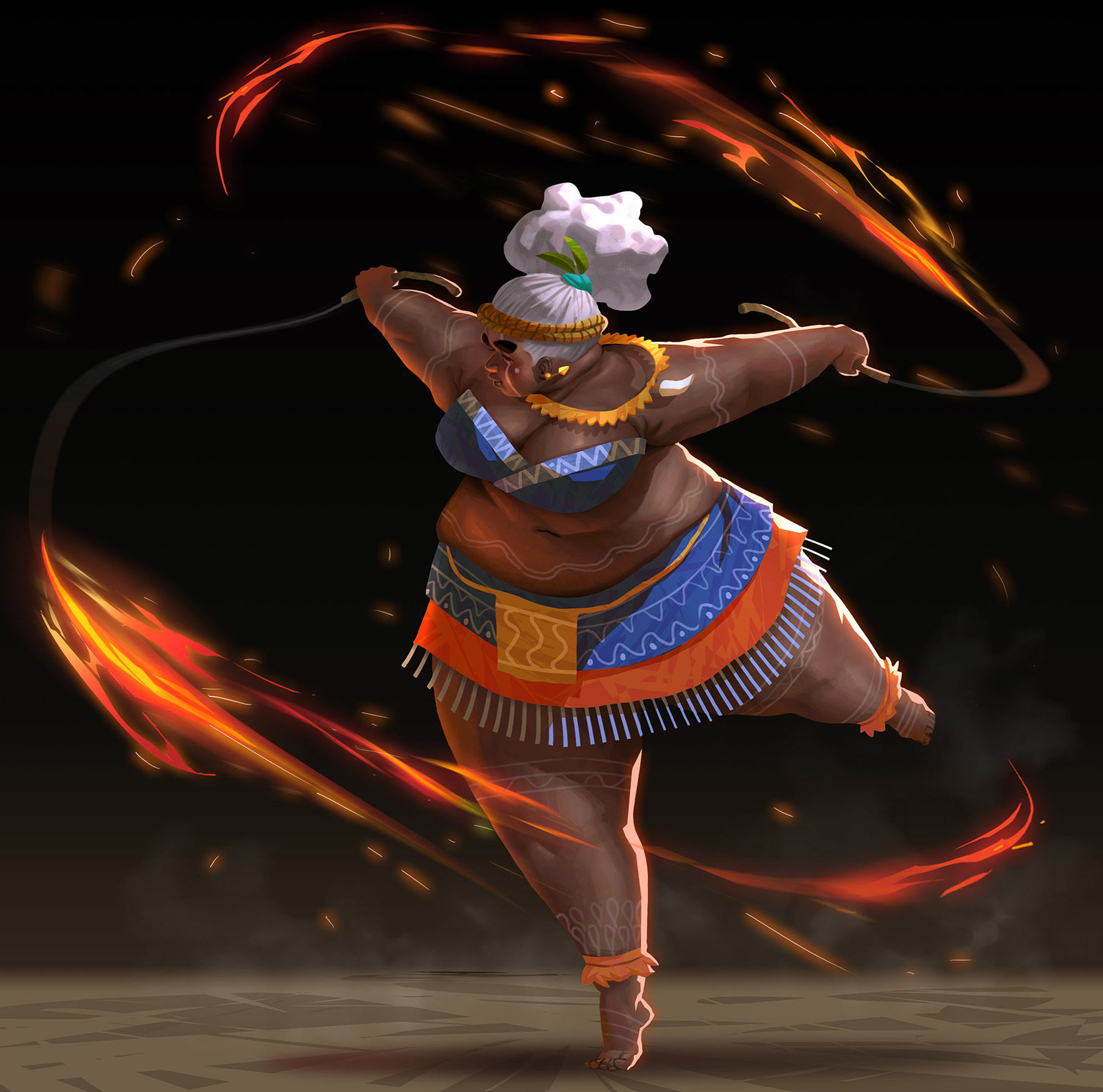 Fire Dancer by Didier Nguyen r/EbonyImagination