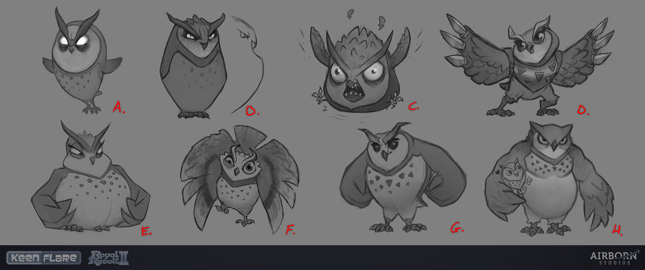 Royal Revolt 2: Twisted Archimedes sketches by Mario Manzanares