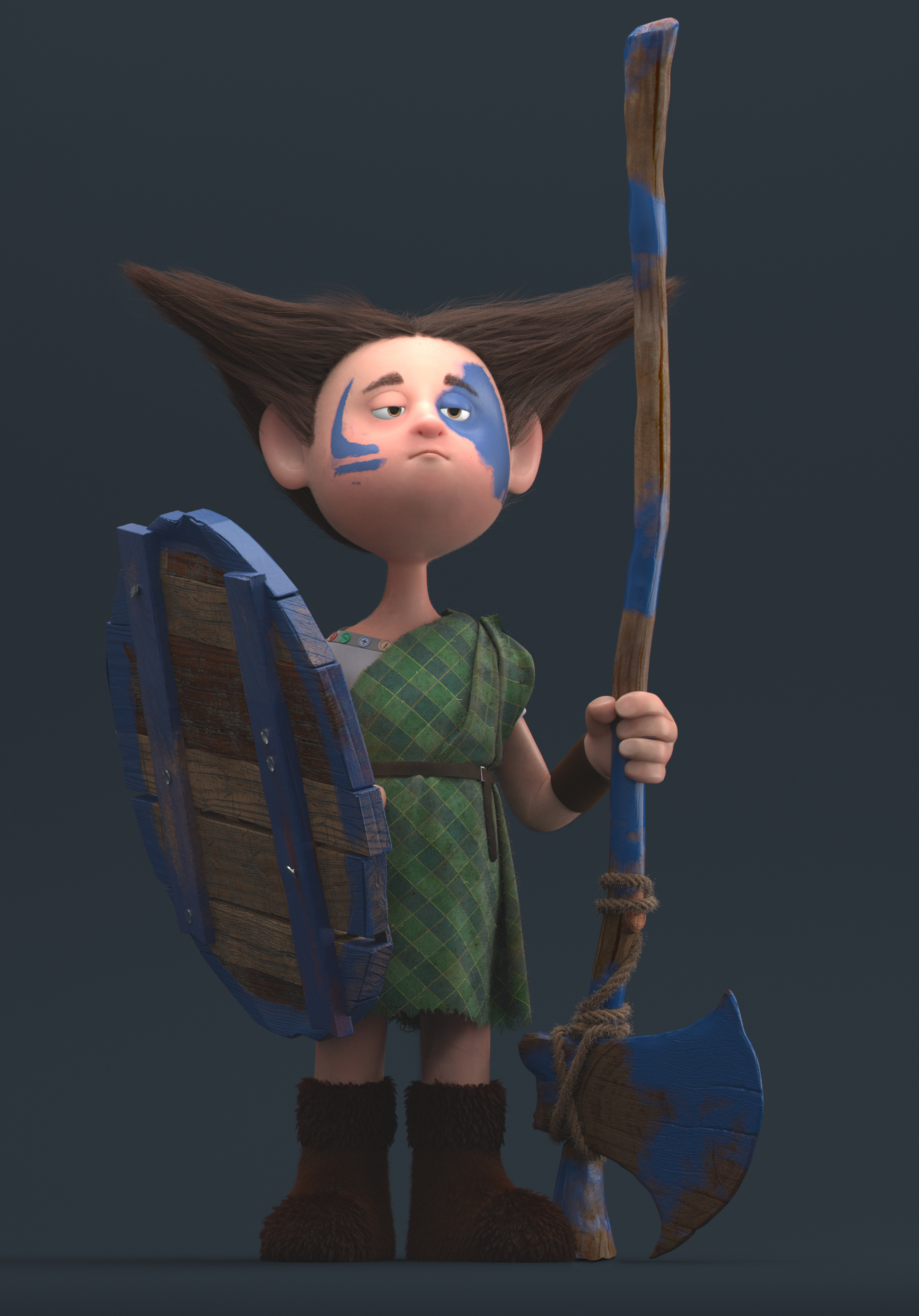Viking Kid | Final Render