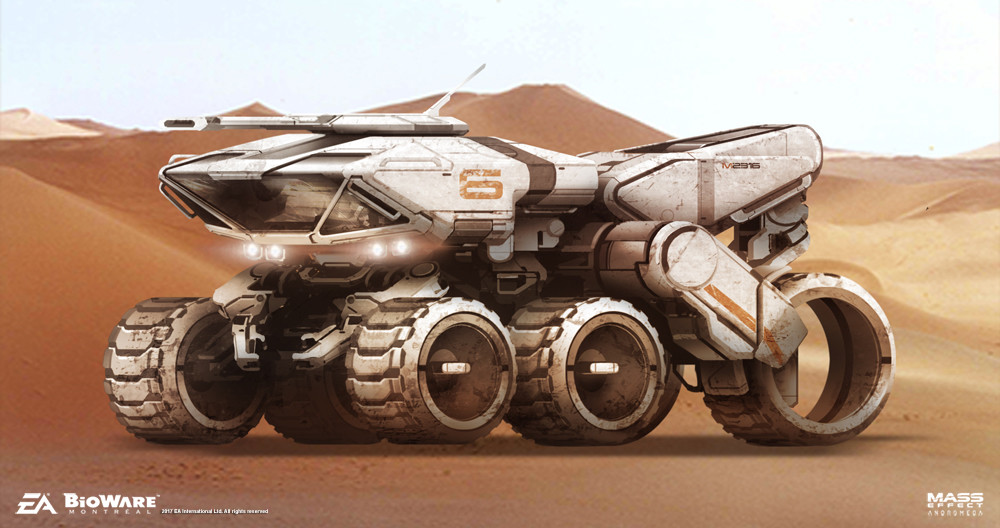 Mass Effect Andromeda - Early Vehicle Concept