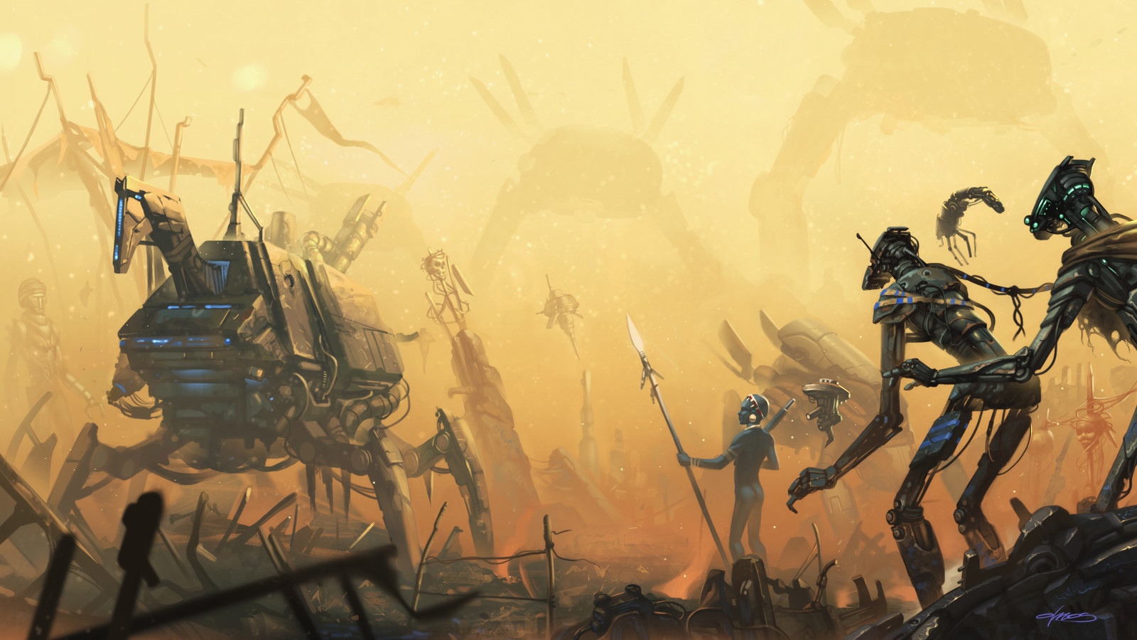 Last personal work that I´ve been working on my free time. Key art, inspirational. 