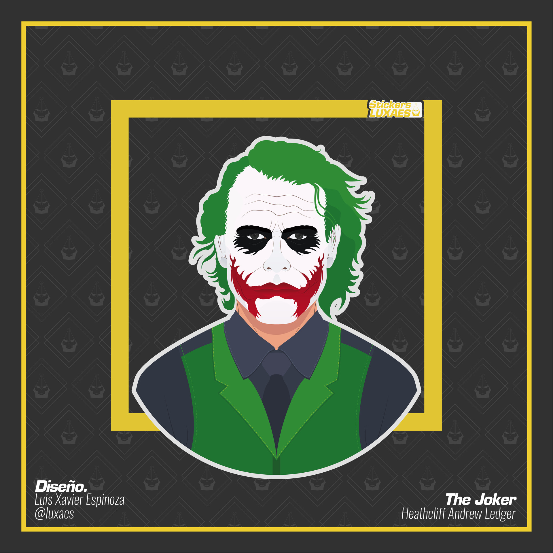 ArtStation - Joker (Heathcliff Andrew Ledger)