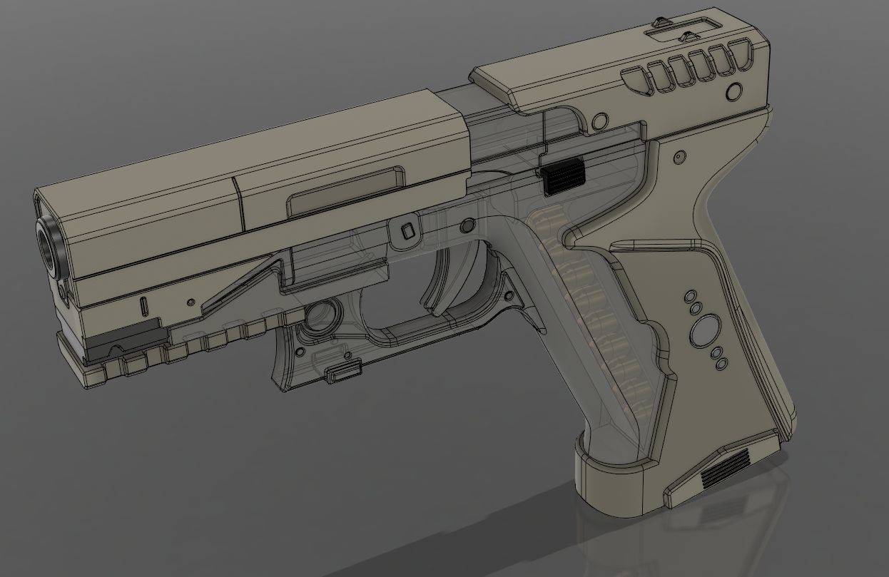 Pistol 3d model. Silver Ghost пистолет. Airsoft пистолет Ghost in the Shell. Револьвер из призрака в доспехах. 3d Printed Ghost Gun.