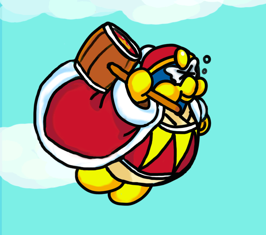 Hunter Allen King Dedede Flying Animation