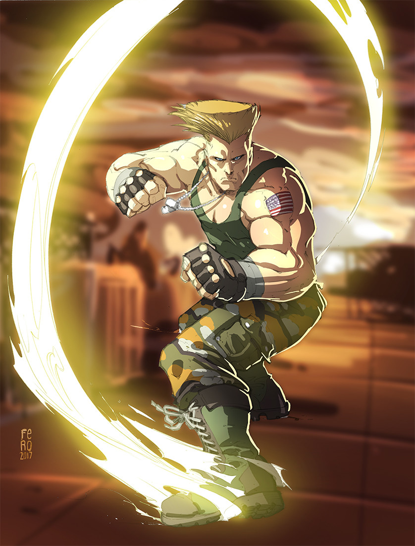 Guile (Street Fighter)  Guile street fighter, Street fighter art, Street  fighter