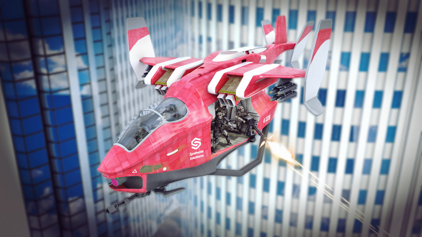 urban assault copter