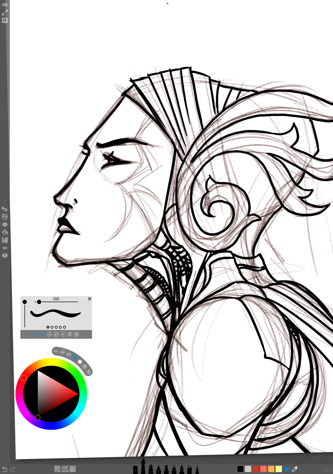 02 - Inking line work