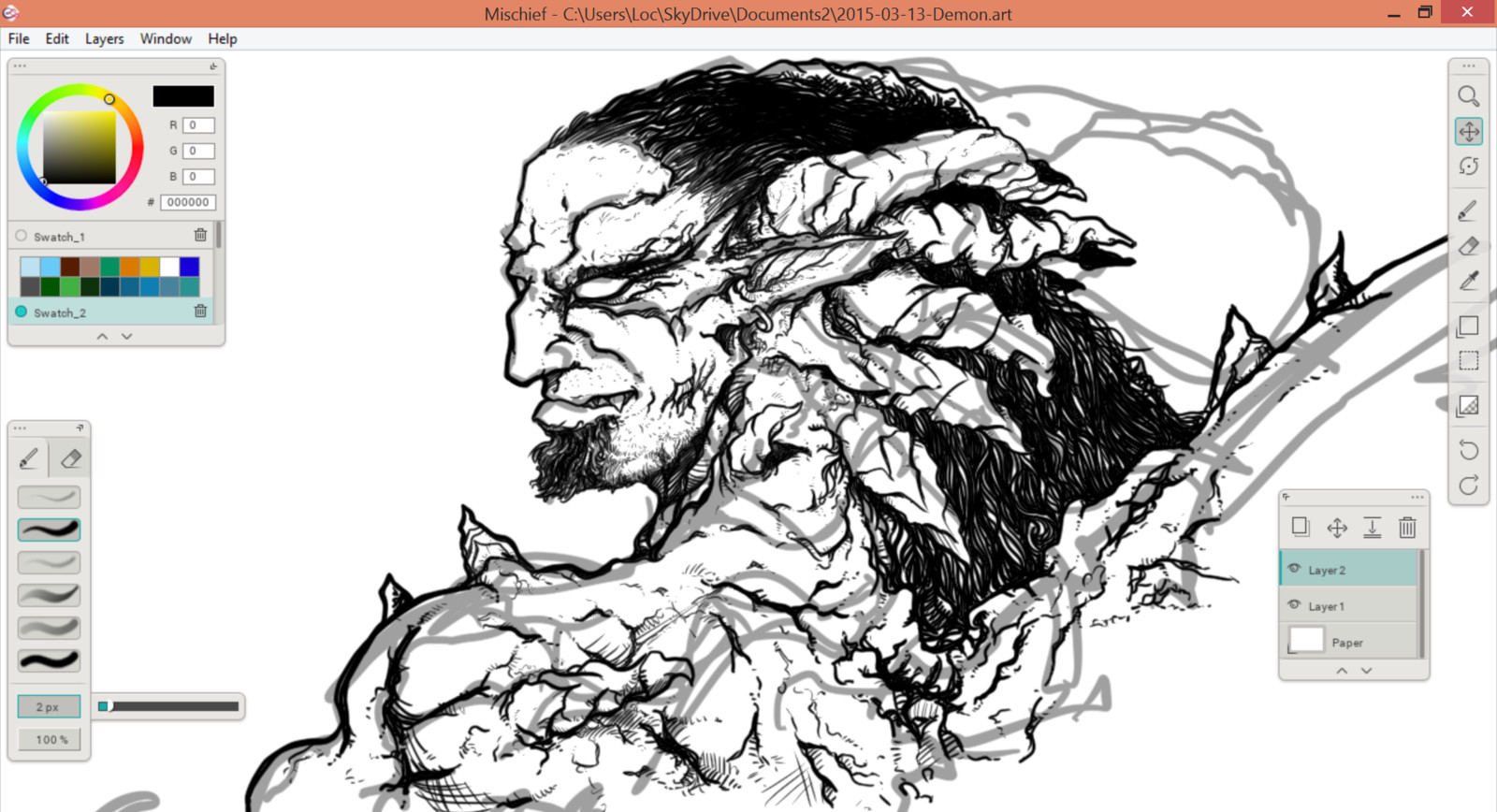 04 - Completed inking