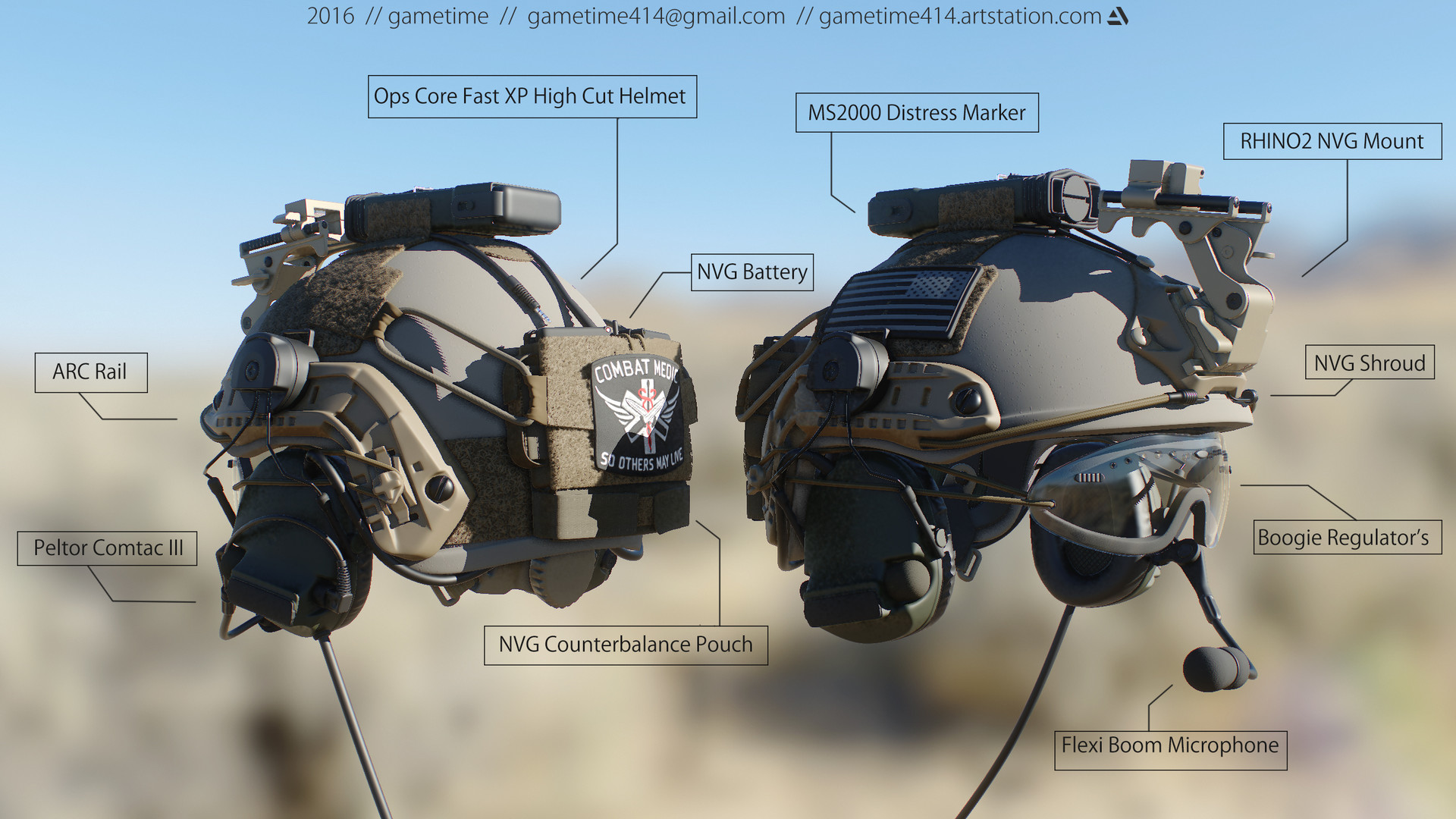 gametime 414 Spec Ops Helmet
