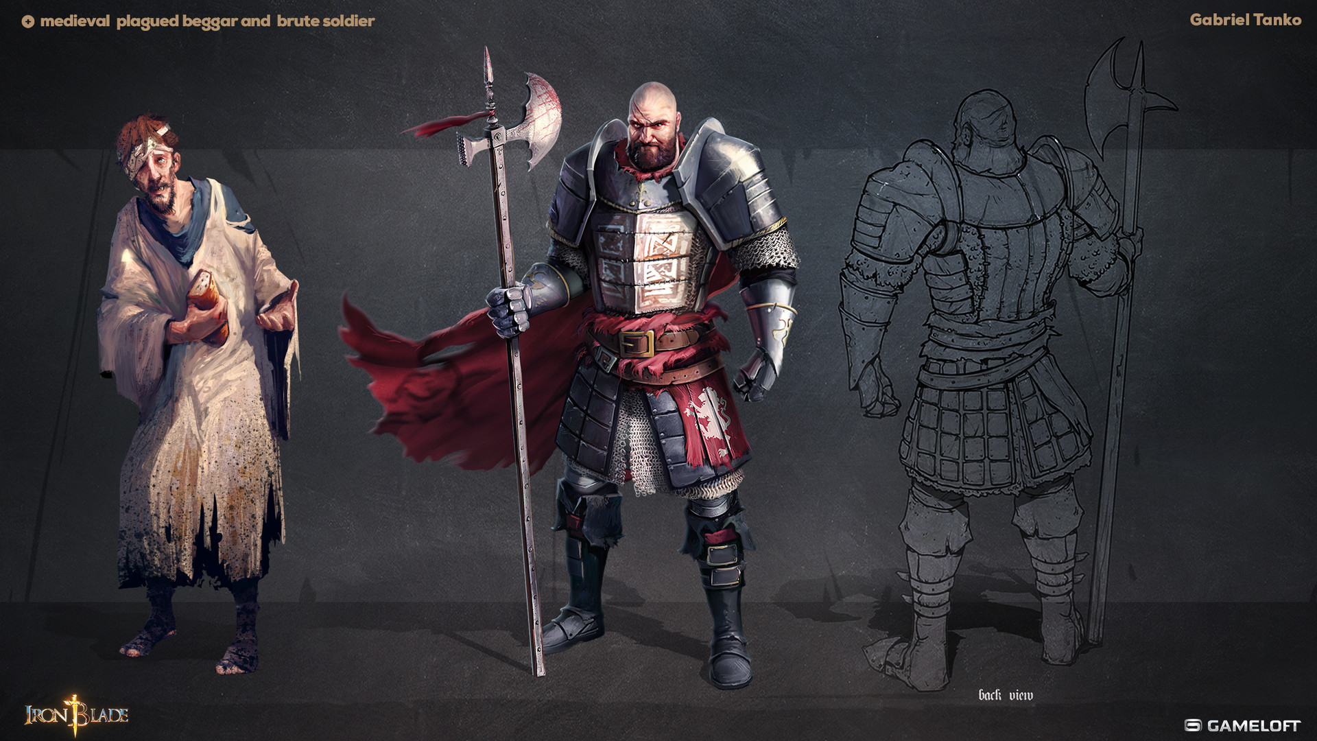 ArtStation Iron Blade Characters