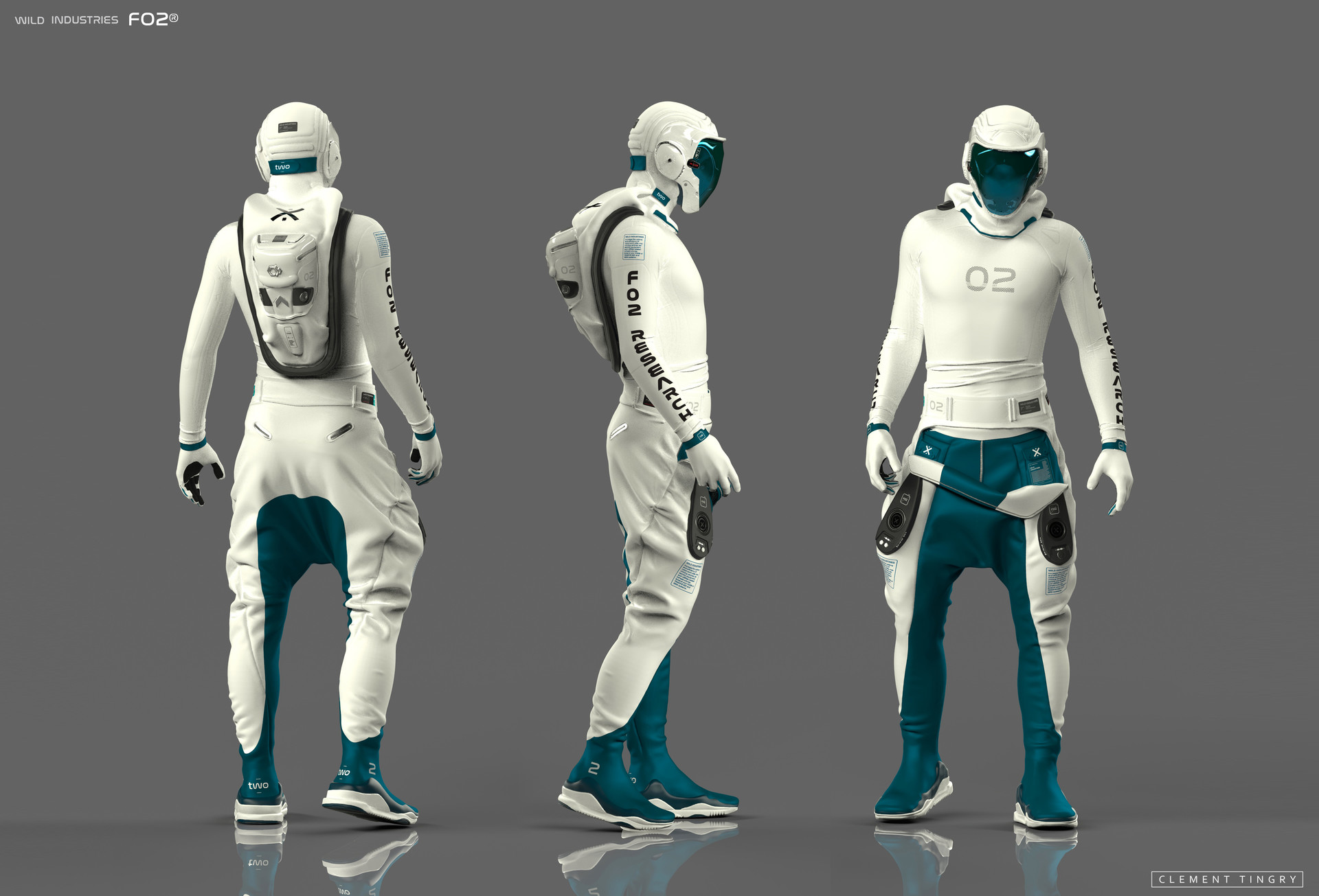 clement tingry 02 fo2 - 5 Futuristic Sci-Fi Space Suits That Will Take You to New Worlds
