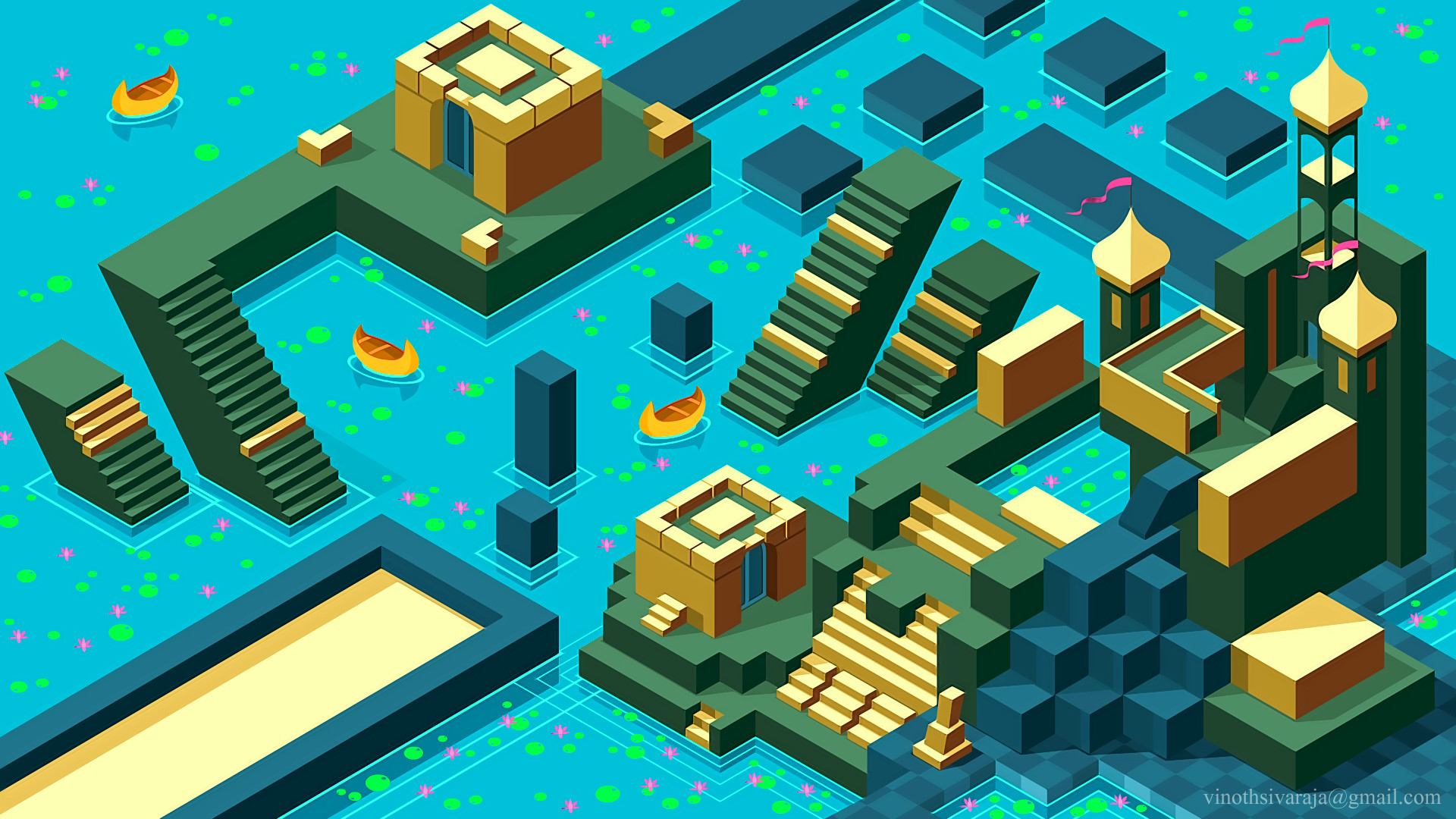 Artstation isometric game 