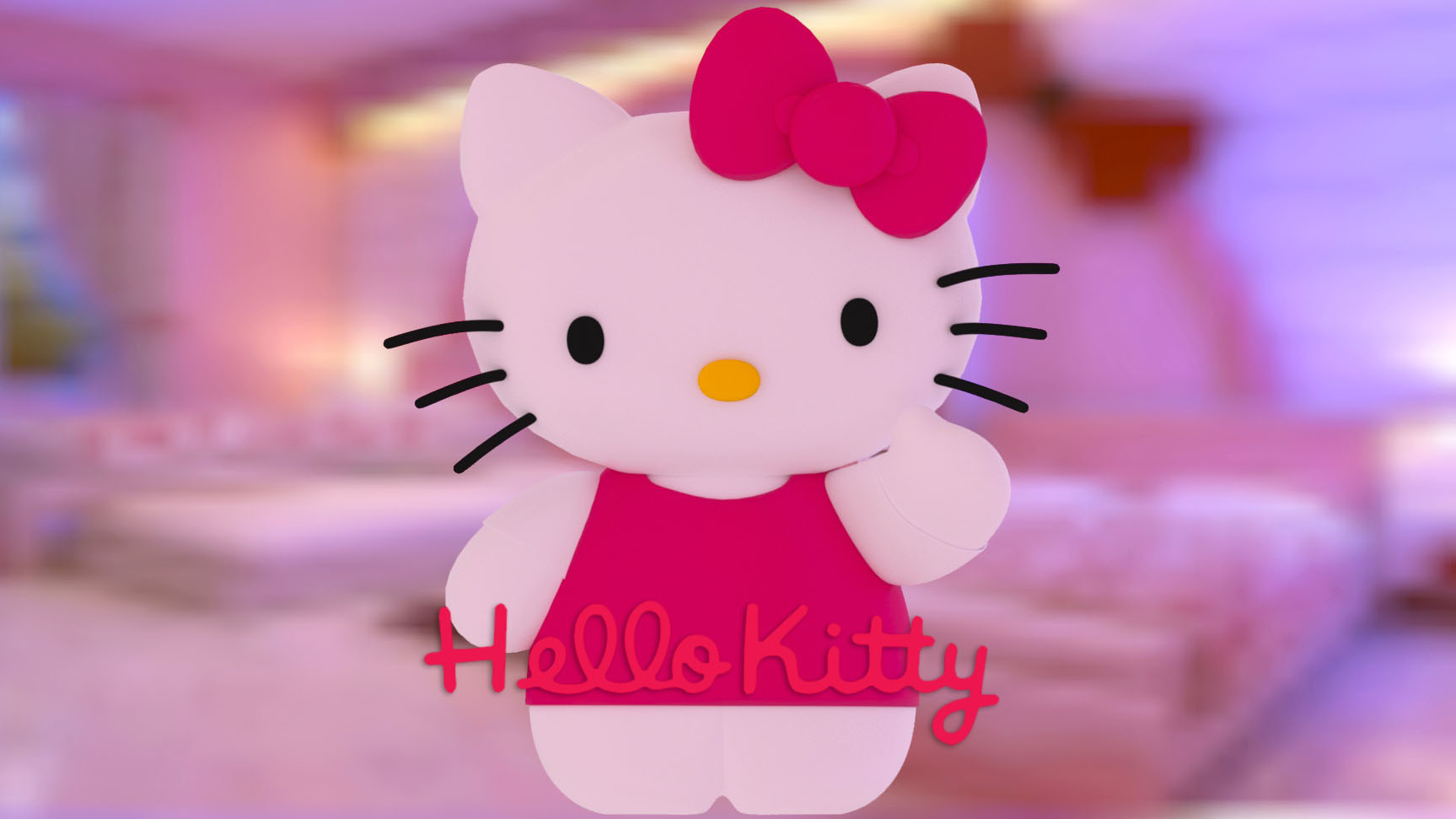 Hello Kitty 3d Model By Pixelion8 Pixelion8 B394b1d
