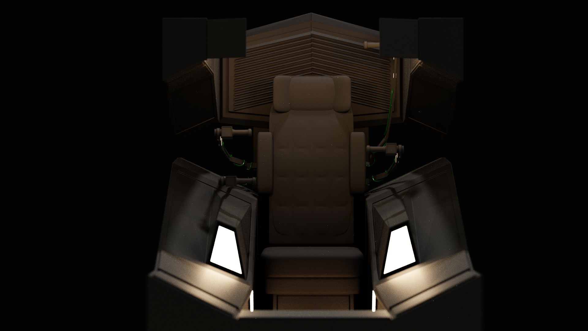 Mech Cockpit Background