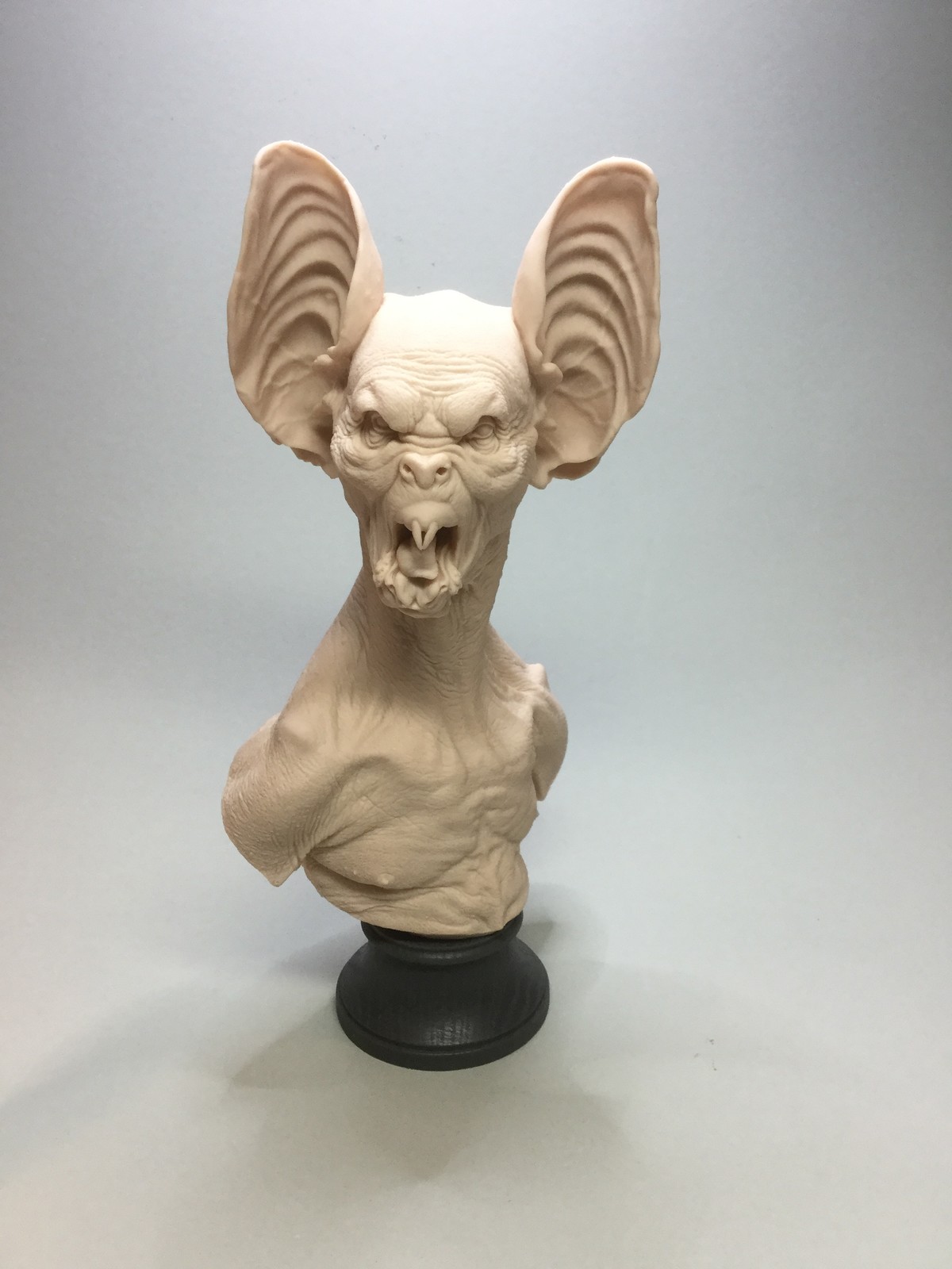 Dracula/Bat bust/cast resin