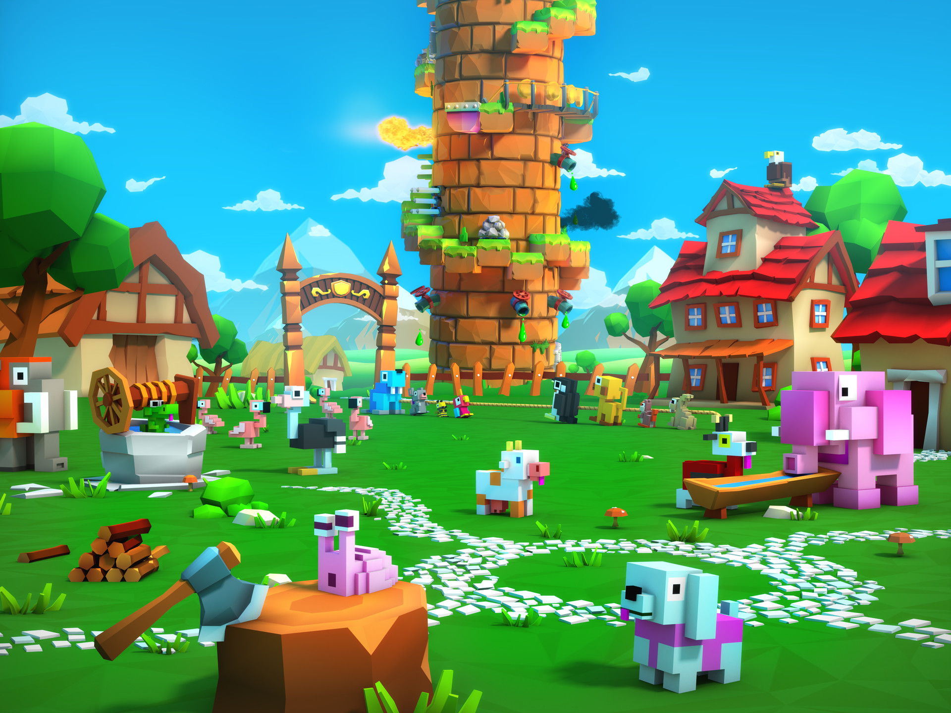andras nagy blocky castle ios and android game