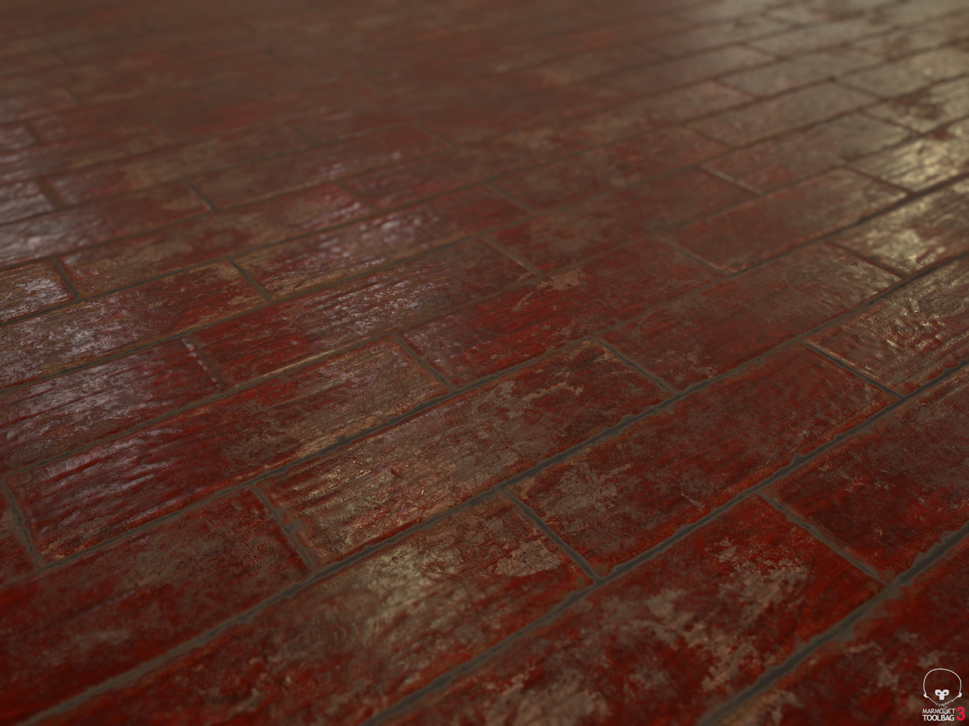 Artstation Substance Designer Red Painted Wood Floor Shelly Lee Scroll To See More