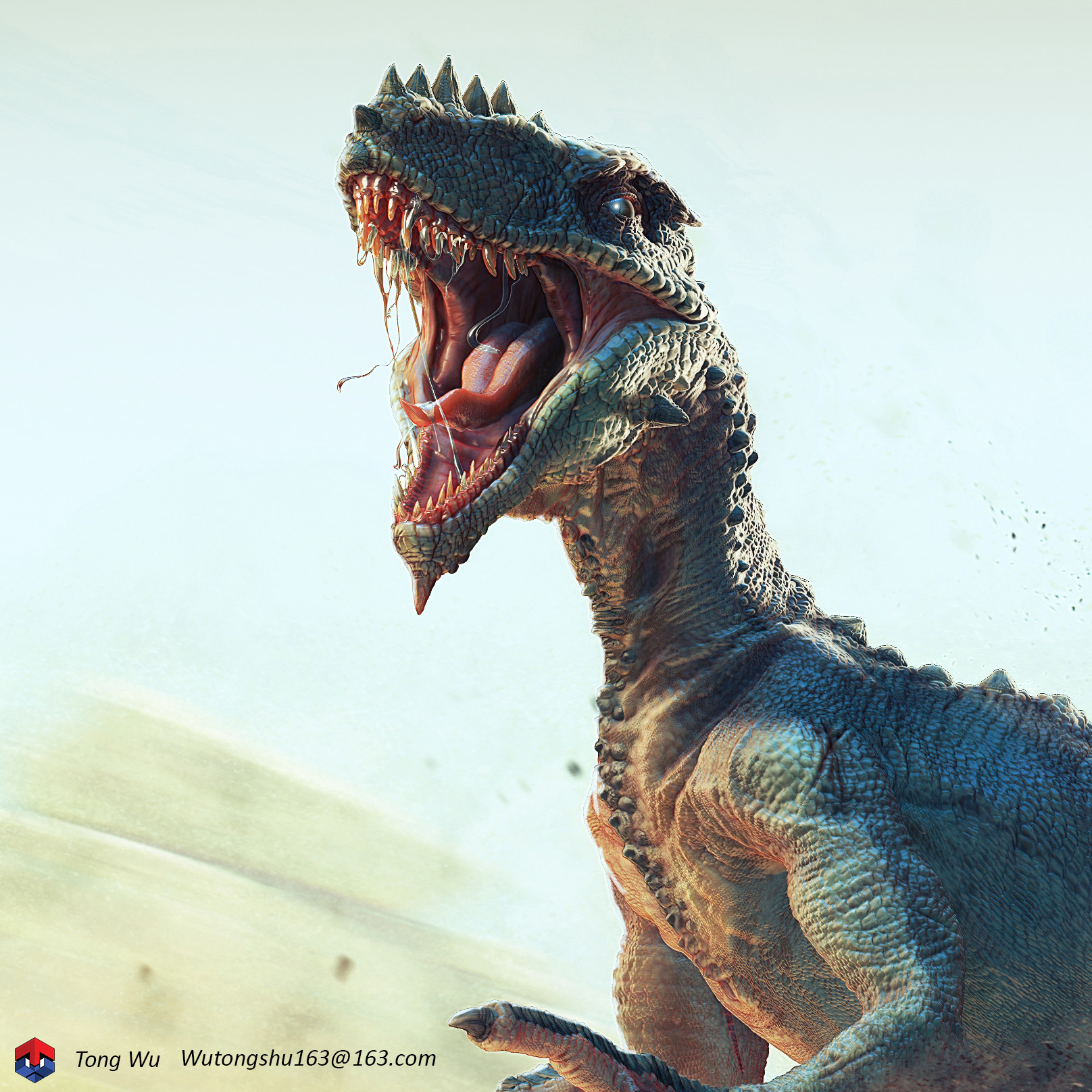 ArtStation - Battle Raptor